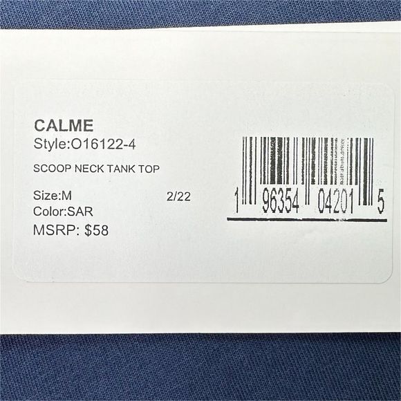 Johnny Was x Calme Athleisure Top & Shorts Set - Size M/L - Picture 5 of 11